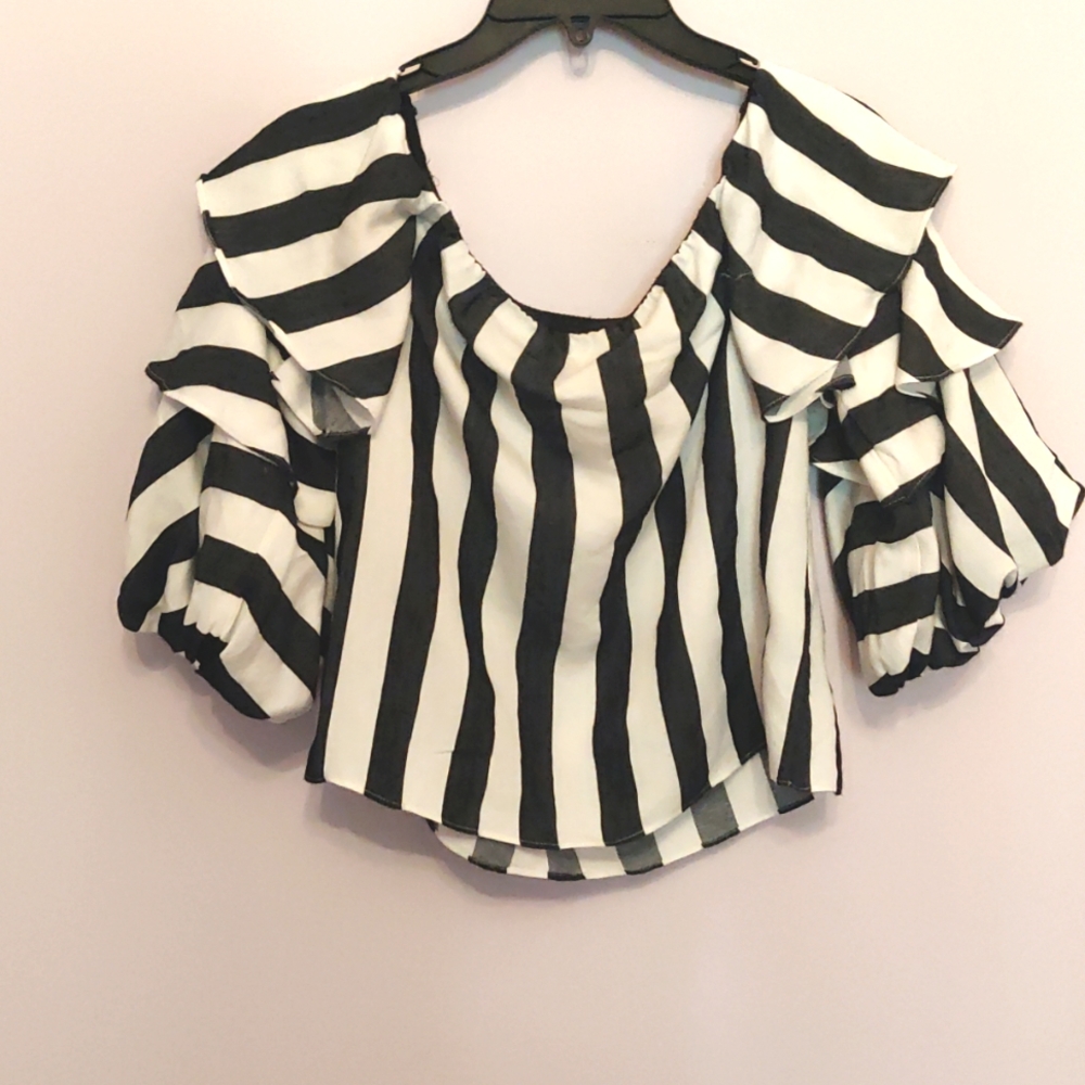 Scripted fancy blouse - Picture 2 of 5